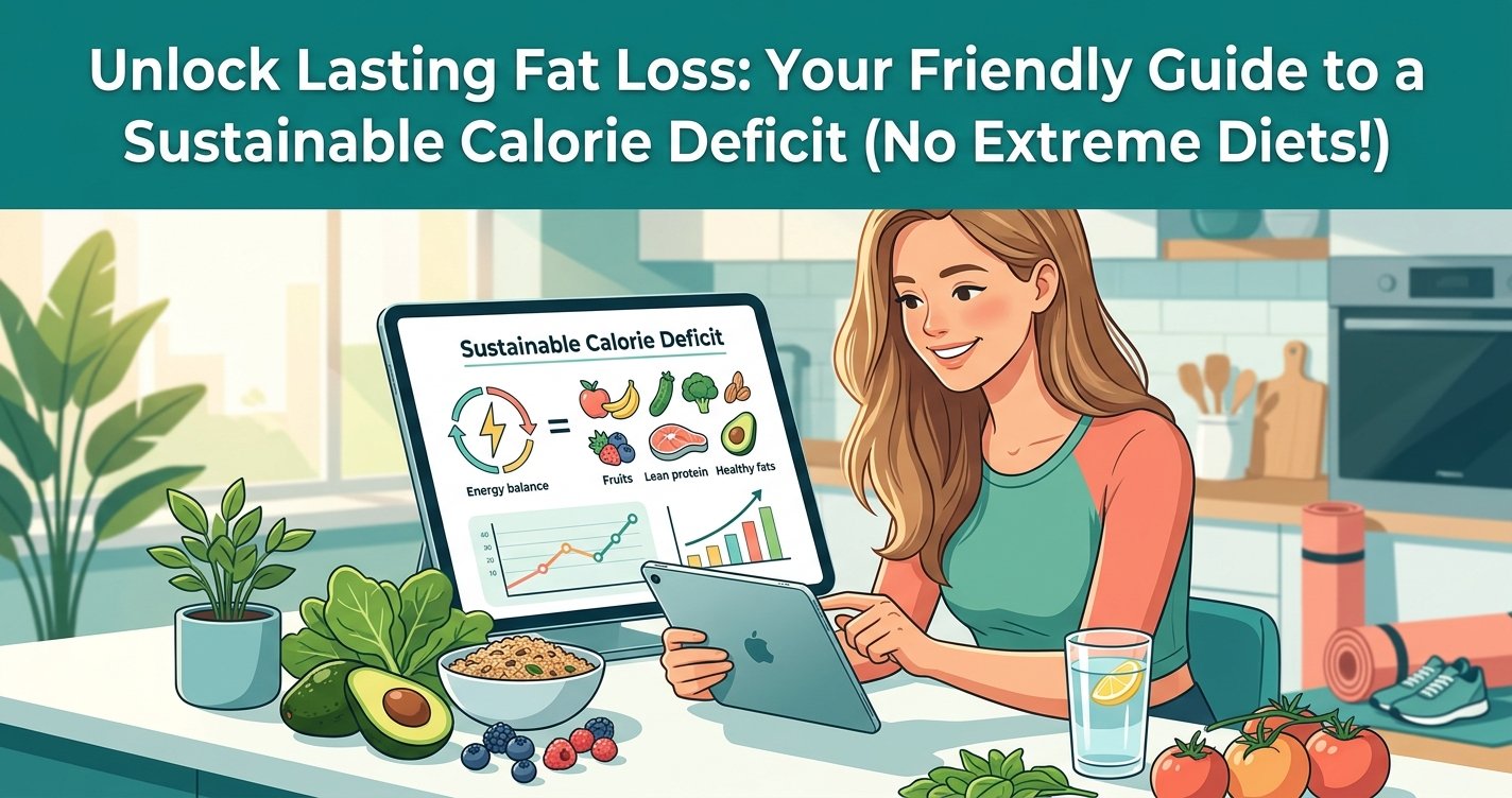 Unlock Lasting Fat Loss: Your Friendly Guide to a Sustainable Calorie Deficit (No Extreme Diets!)