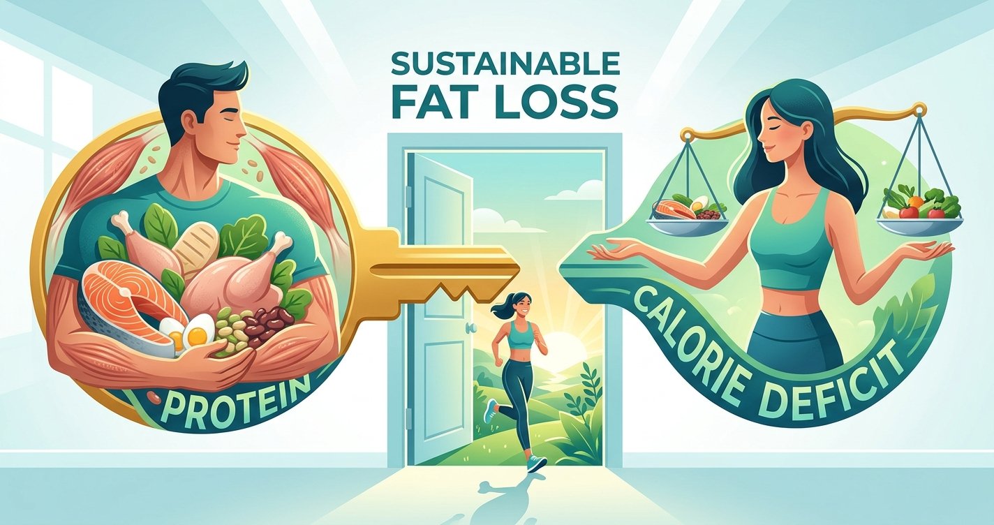 Unlock Sustainable Fat Loss: The Dynamic Duo of Protein and Calorie Deficit
