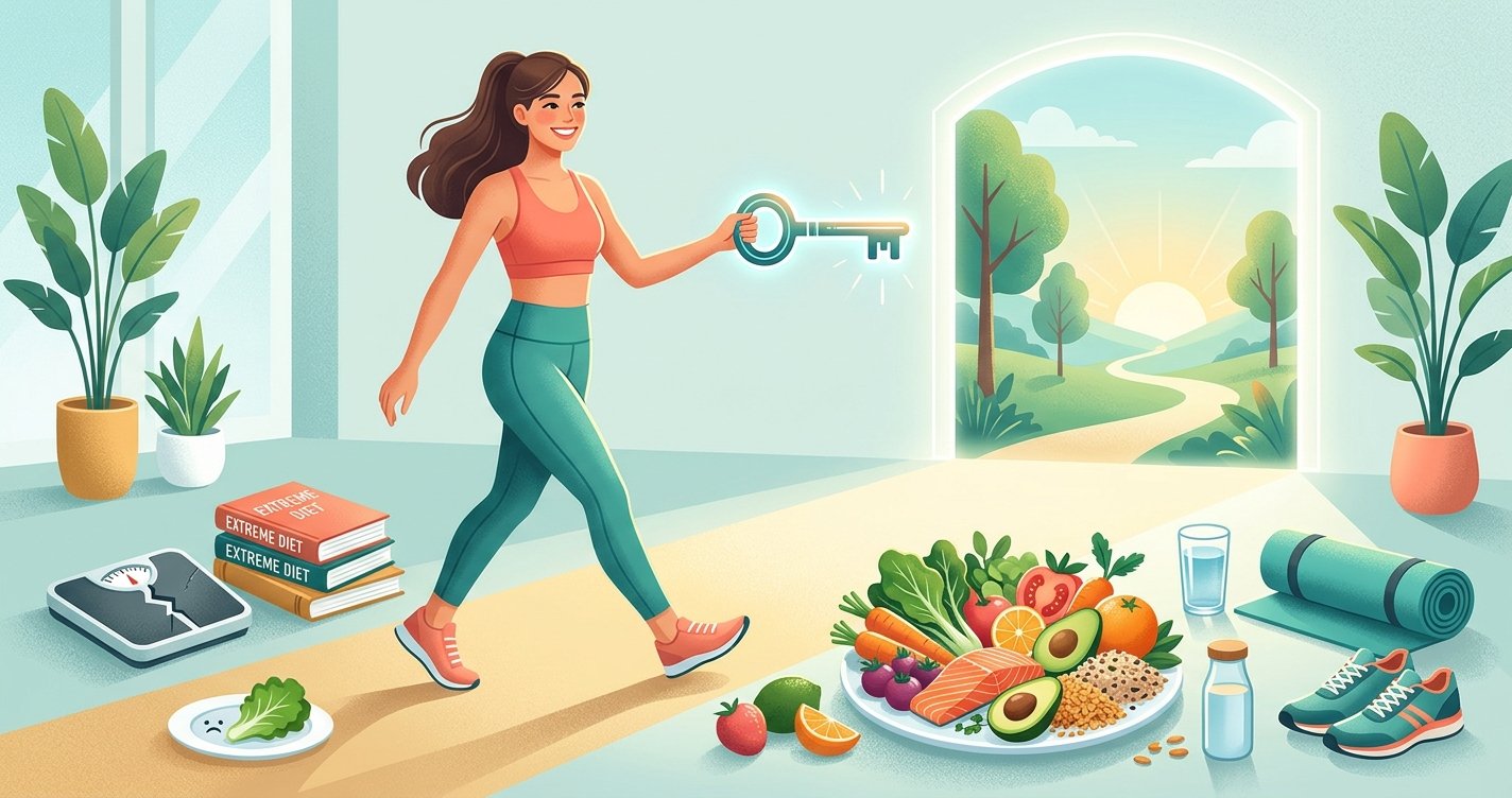 Unlock Lasting Fat Loss: Ditch Extreme Diets for a Sustainable, Healthier You