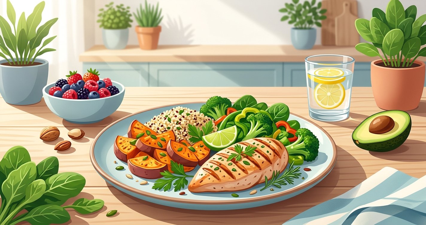 The Sustainable Fat Loss Plate: Why Protein &amp; Whole Foods Are Your Best Allies