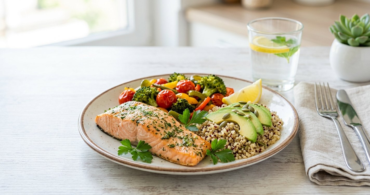 The Plate Power-Up: Fueling Sustainable Fat Loss with Protein, Fiber, and Smart Choices