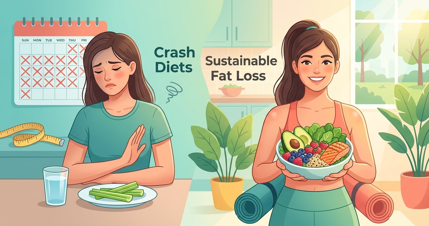 Unlock Sustainable Fat Loss: Ditch Crash Diets, Embrace Lasting Results!