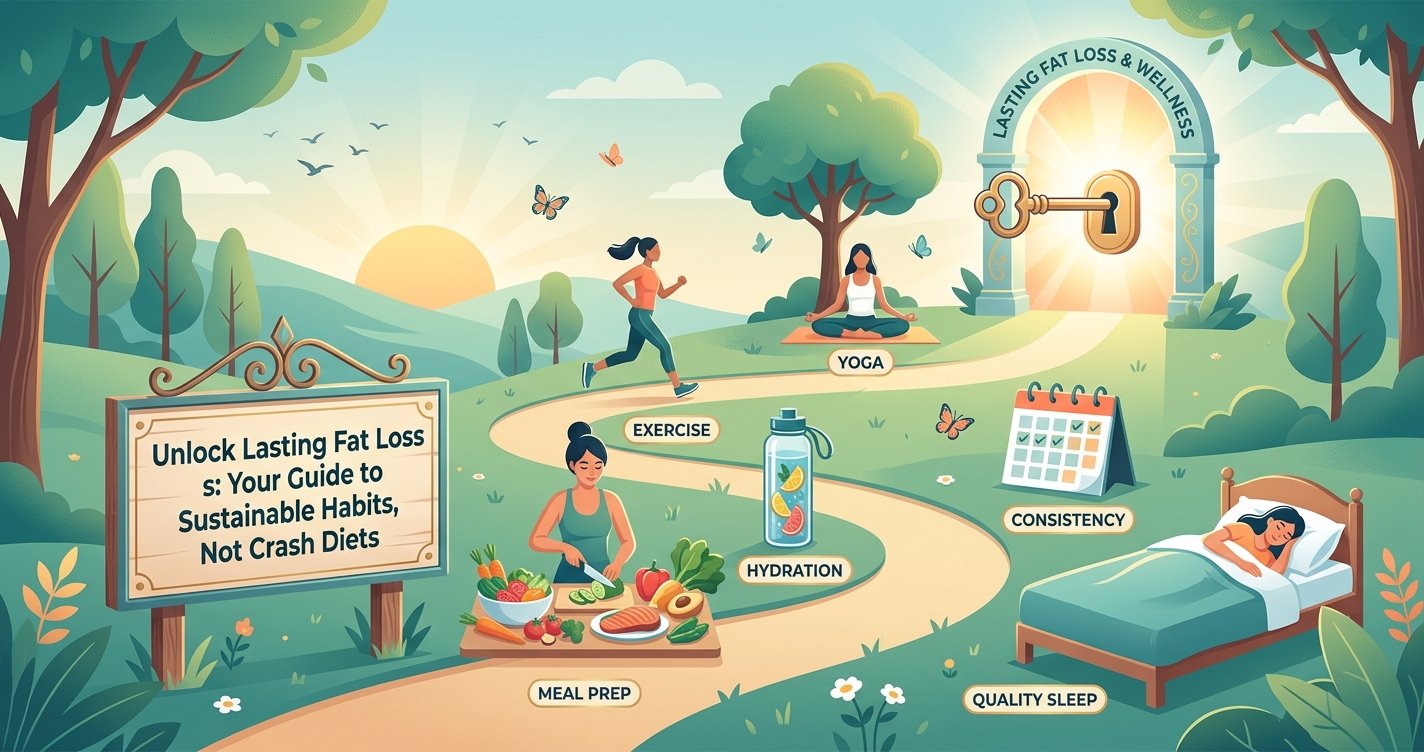 Unlock Lasting Fat Loss: Your Guide to Sustainable Habits, Not Crash Diets